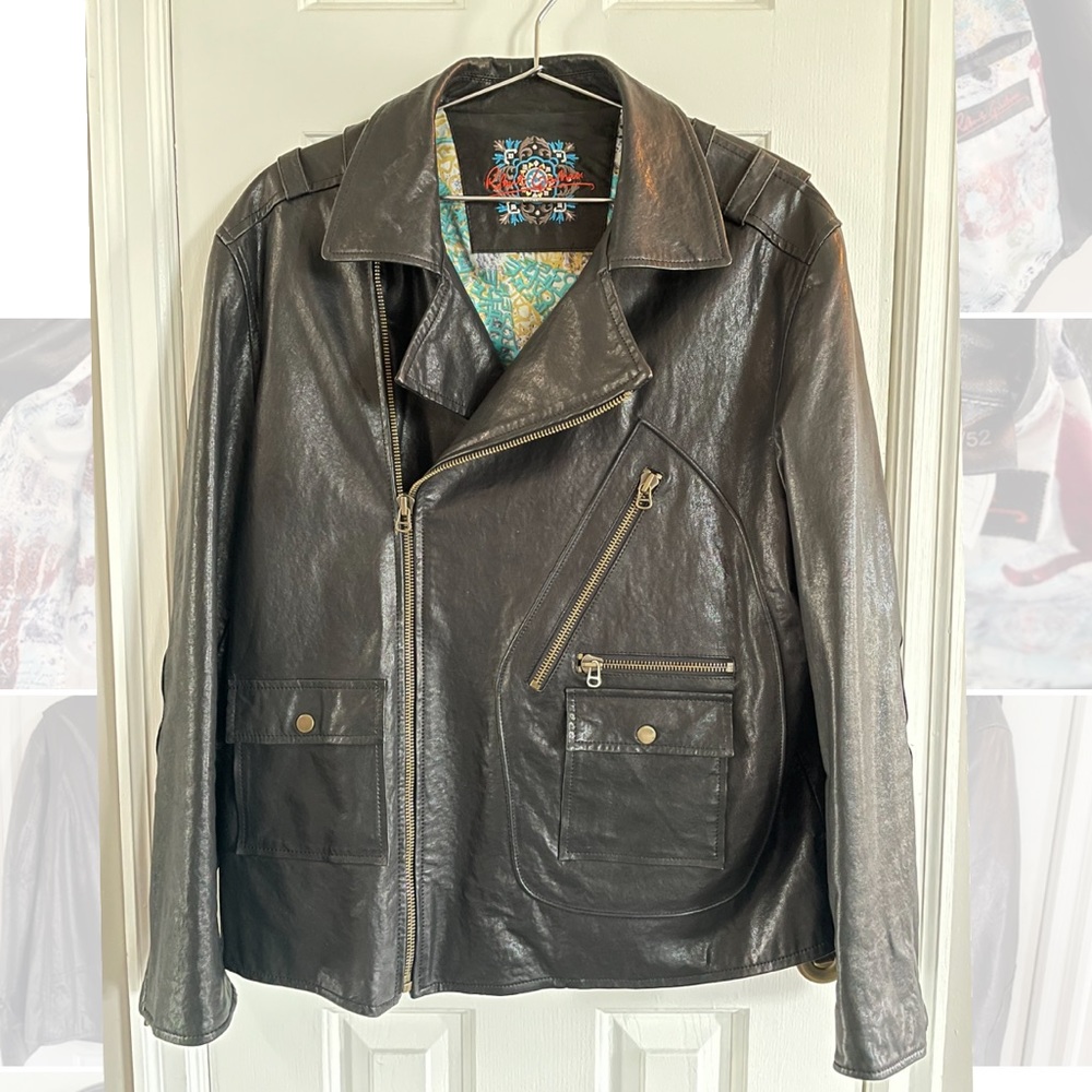 Men’s Robert Graham Leather Jacket - Sz 42/52